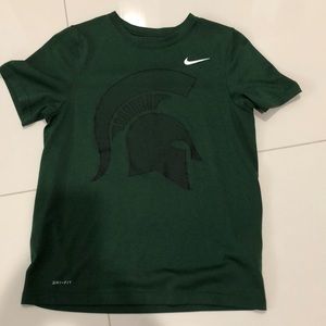 Kids Nike MSU Dri-Fit Shirt